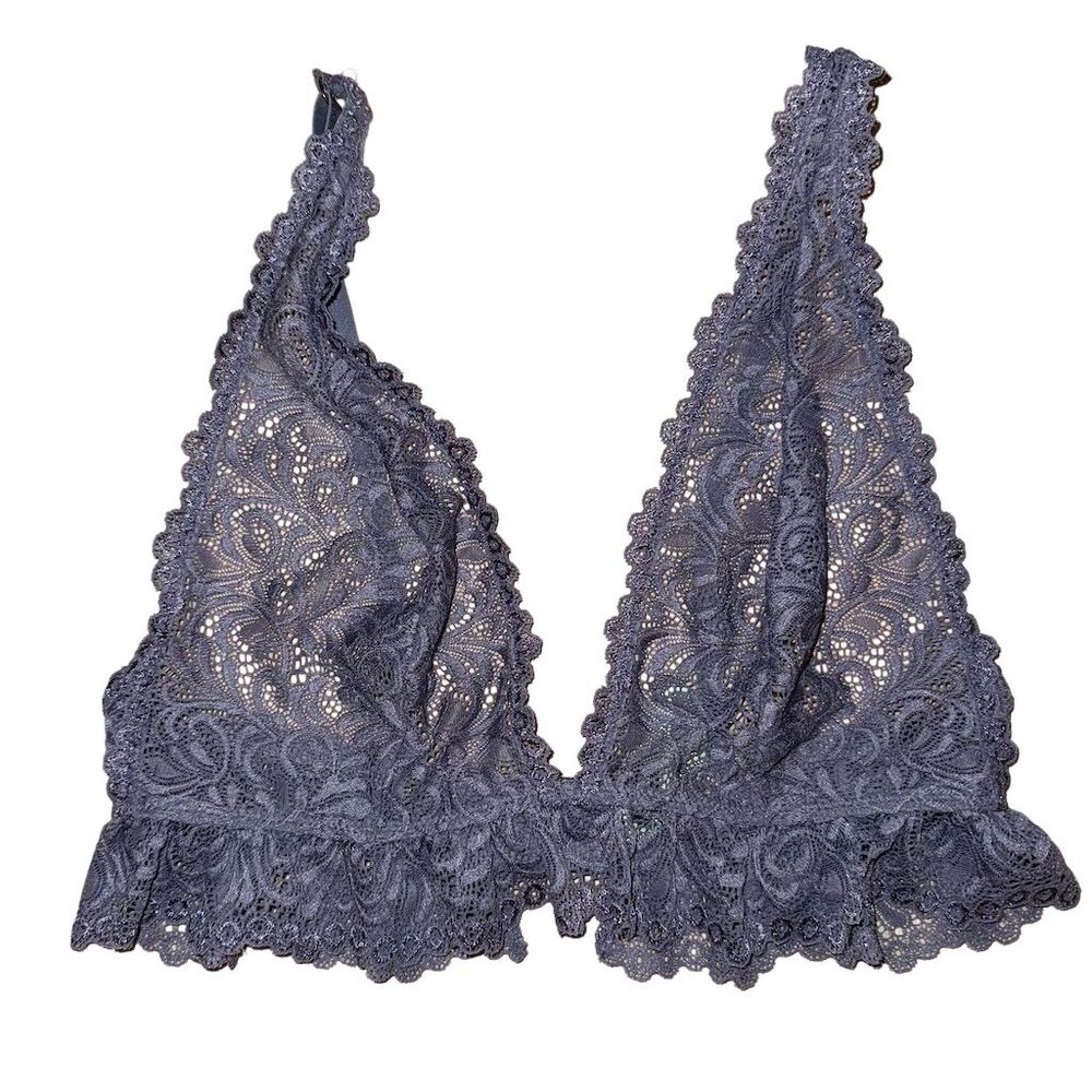Honeydew Intimates Women's Lace Bralette Various Sizes Gray‎ Blue NWOT